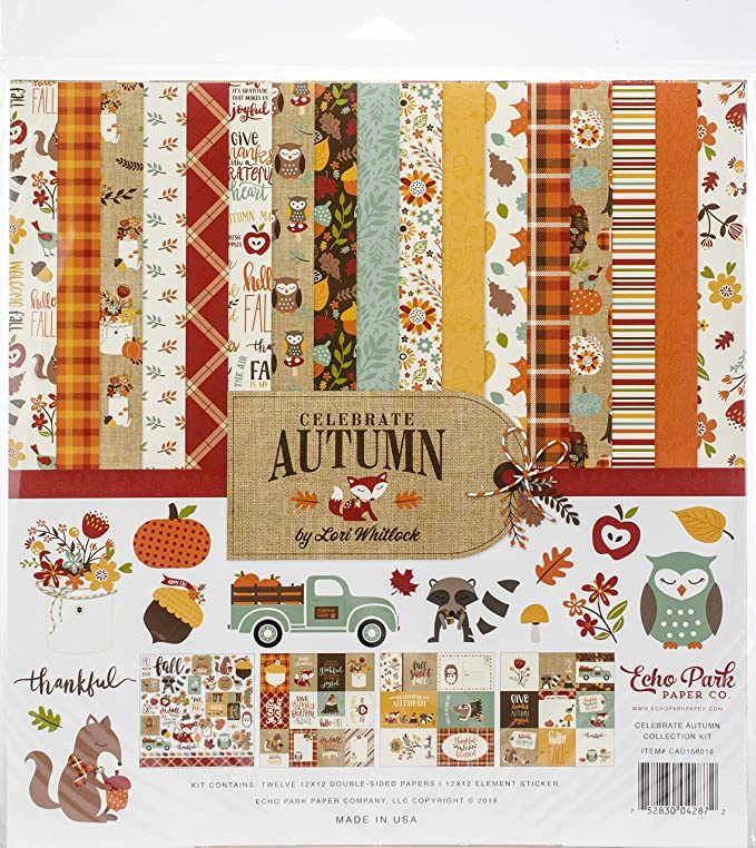 autumn scrapbook paper