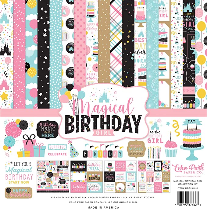 birthday scrapbooking paper