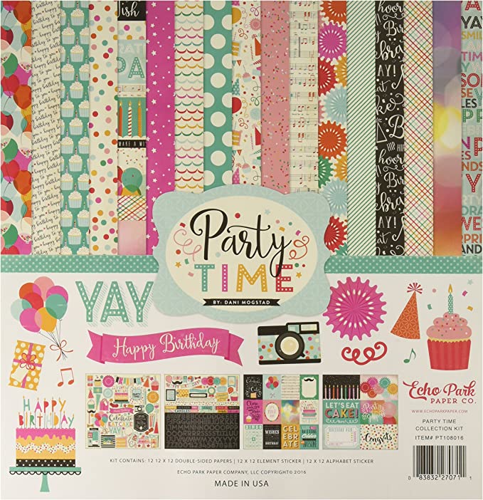 birthday paper pad