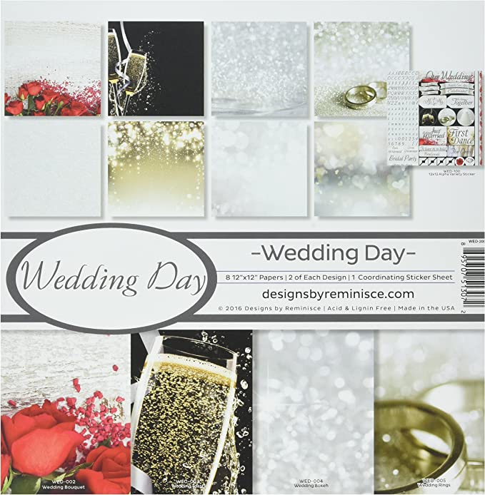 wedding scrapbook paper